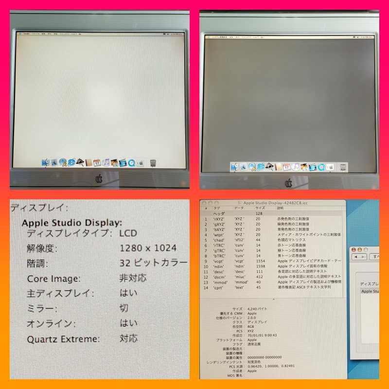 17\" Apple Studio Display 美品 M7649 動作品