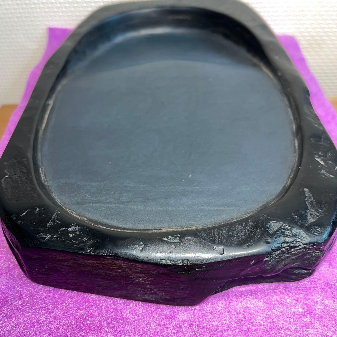 ⭕️雨畑硯　峯硯堂本舗　山梨県鰍沢　現代の名工　雨宮峯硯　21cm超え　2kg超え