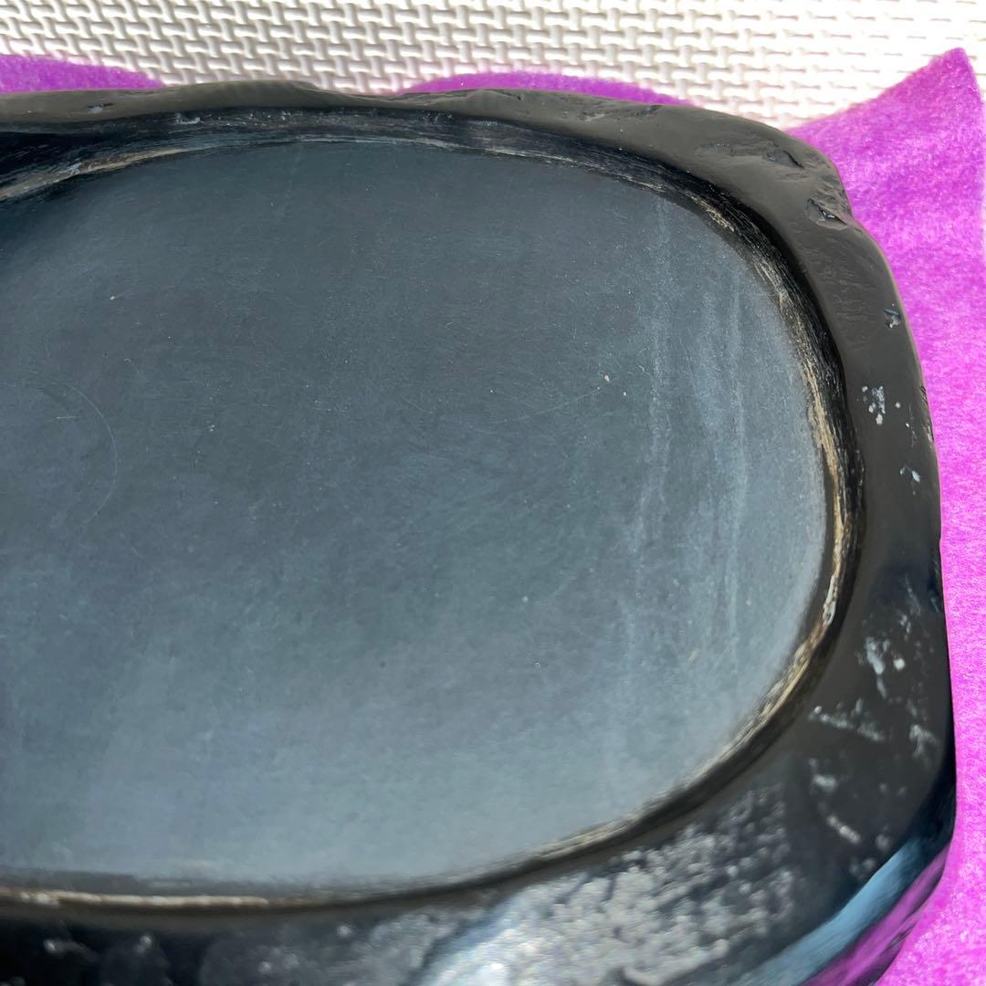 ⭕️雨畑硯　峯硯堂本舗　山梨県鰍沢　現代の名工　雨宮峯硯　21cm超え　2kg超え