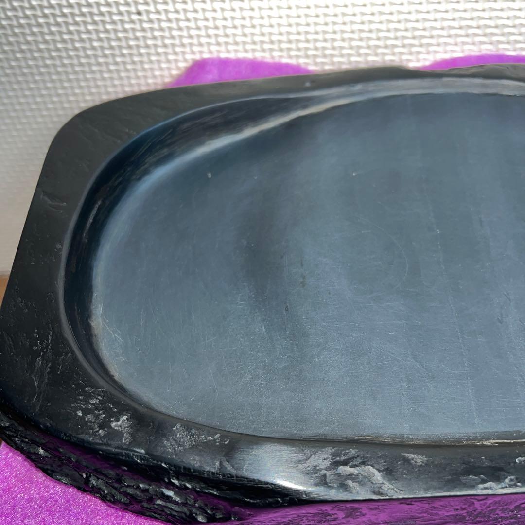 ⭕️雨畑硯　峯硯堂本舗　山梨県鰍沢　現代の名工　雨宮峯硯　21cm超え　2kg超え