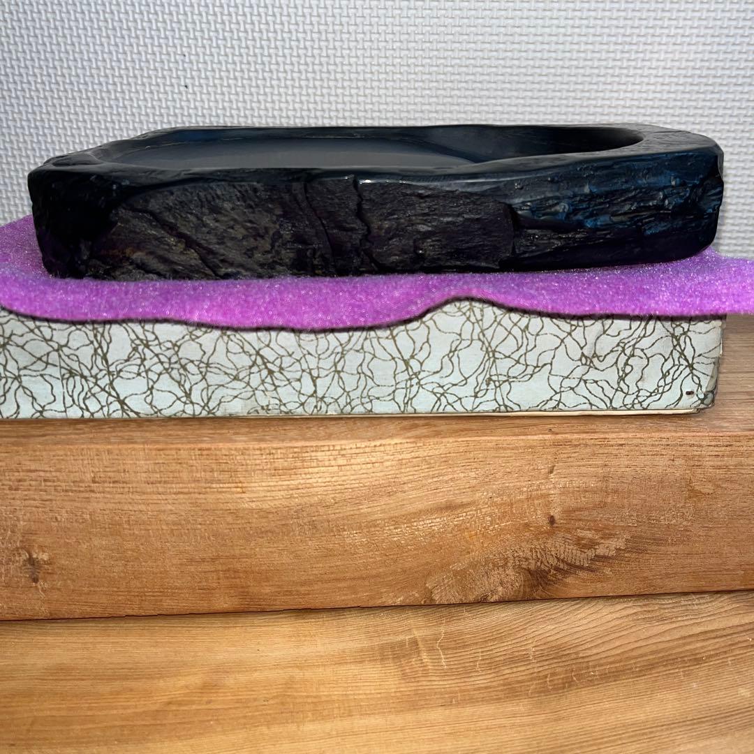 ⭕️雨畑硯　峯硯堂本舗　山梨県鰍沢　現代の名工　雨宮峯硯　21cm超え　2kg超え