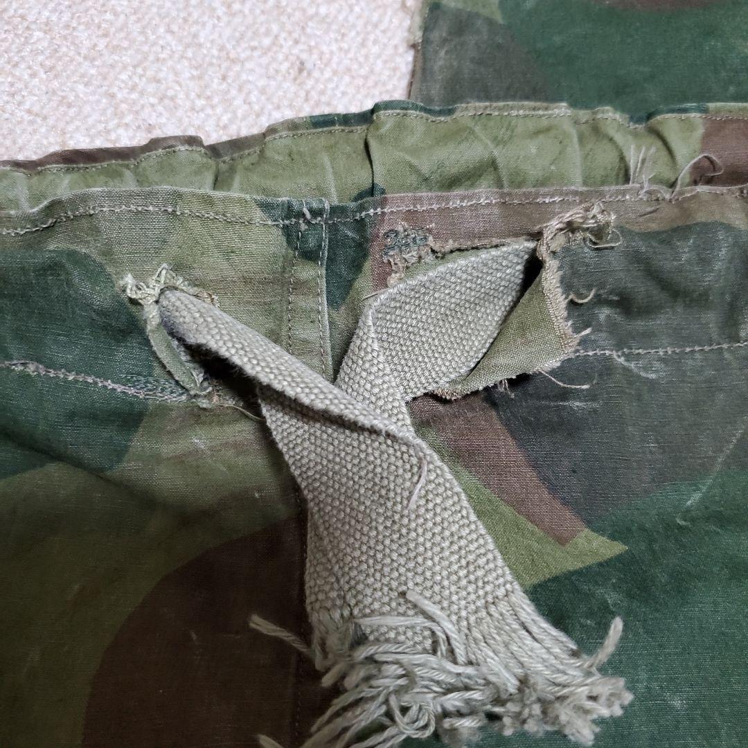 売り切り値下げ中　ベルギー軍　ブラッシュストロークカモパンツ　前期　50s