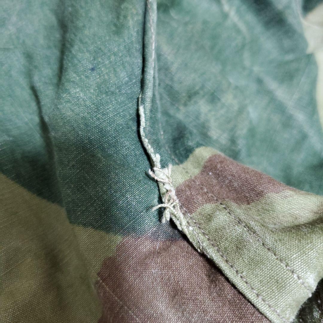 売り切り値下げ中　ベルギー軍　ブラッシュストロークカモパンツ　前期　50s