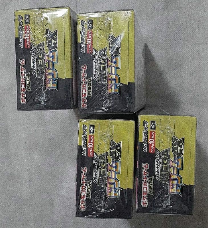 ポケモンカードゲーム MEGAドリームex シュリンクつき4BOX