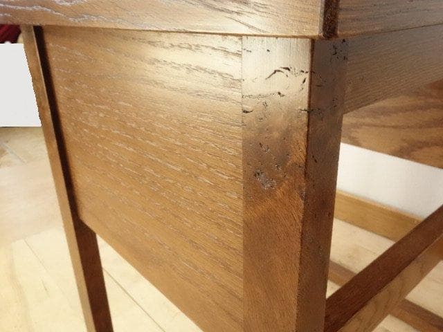 北海道手作り家具　ナラ（楢）材　マルチサイドテーブルＳ　ミニデスク　Ｈ５２０