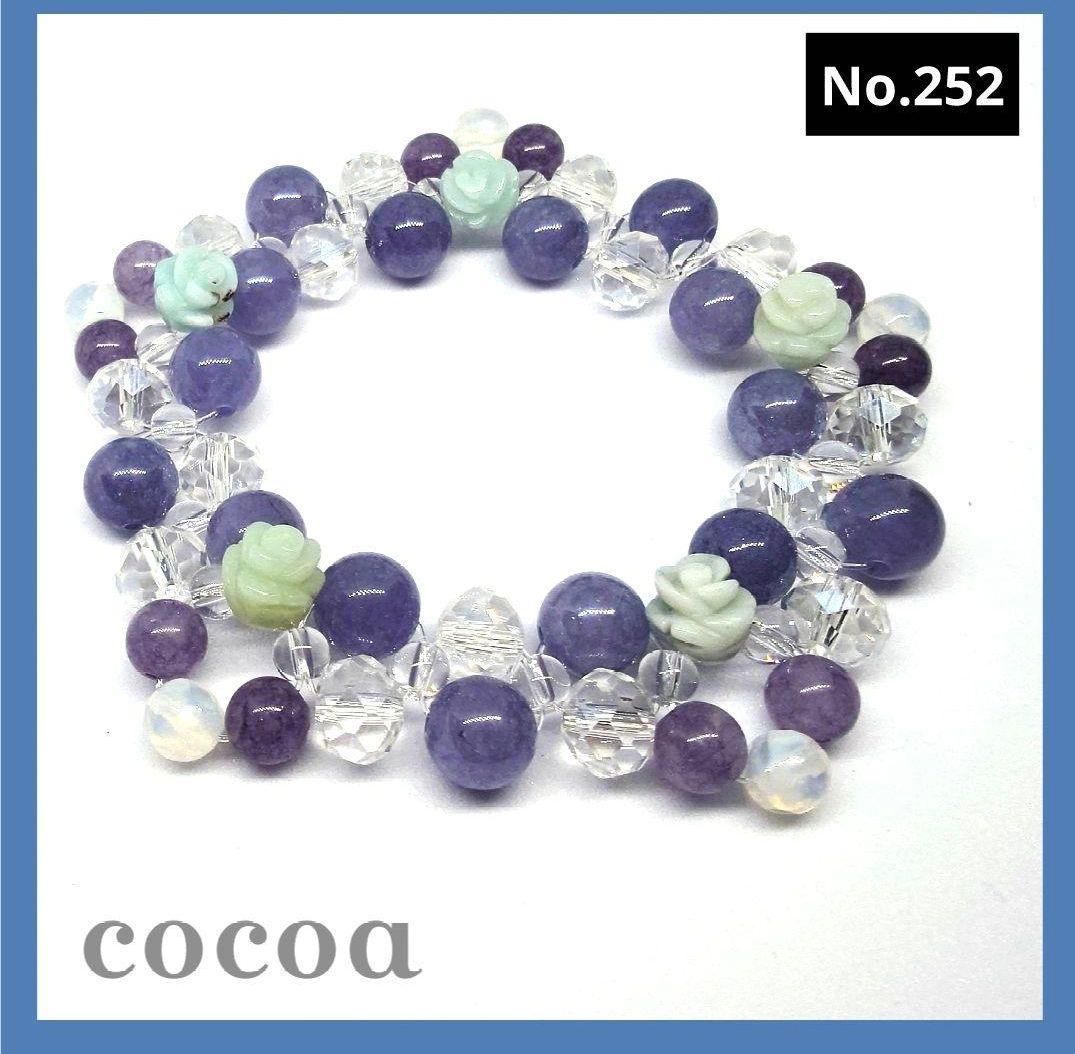 パワーストーン ブレスレット 天然石 編み込み 【レイア姫様】専用