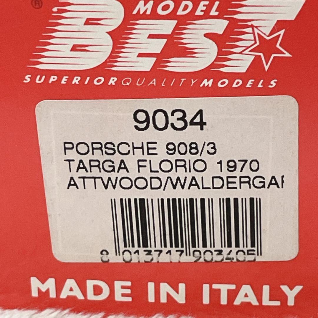 ポルシェ908/3 No.36 タルガフローリオ Best-Model 1/43