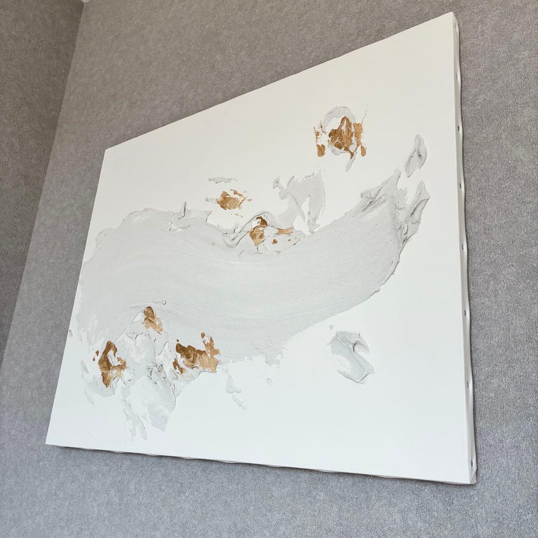 現代アート　65×53㎝　テクスチャーアート　モダン　絵画　抽象画　アートパネル