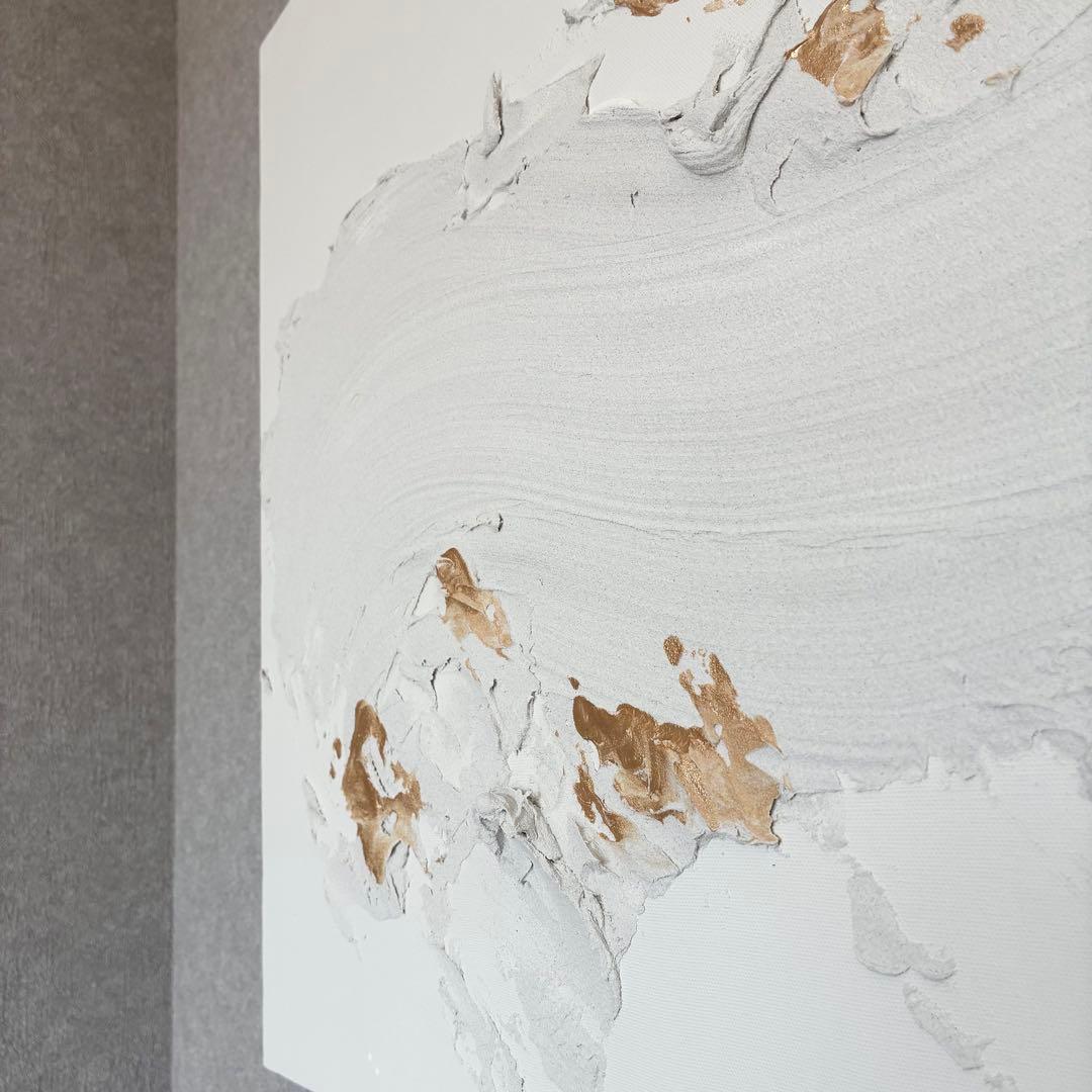 現代アート　65×53㎝　テクスチャーアート　モダン　絵画　抽象画　アートパネル