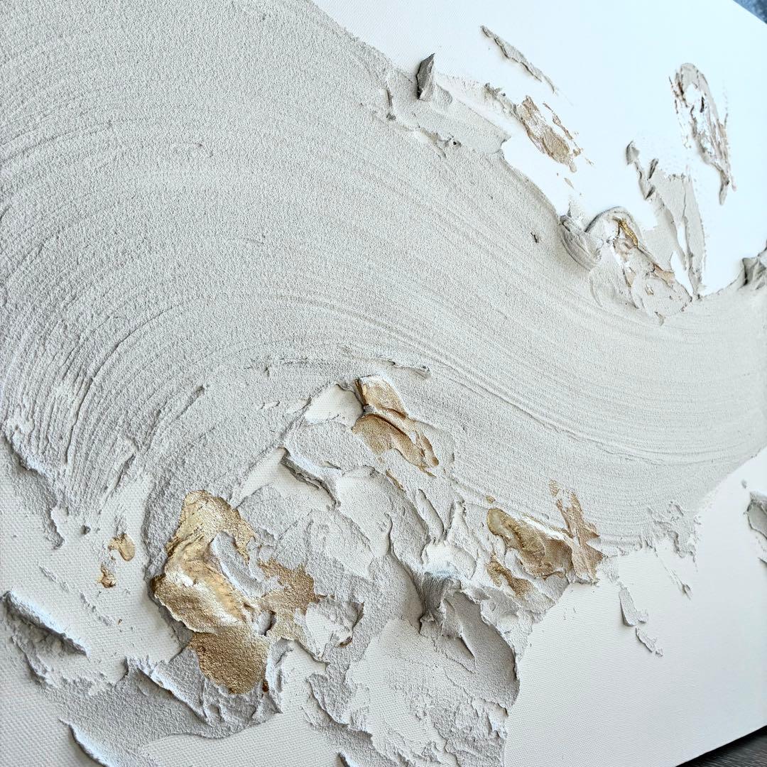 現代アート　65×53㎝　テクスチャーアート　モダン　絵画　抽象画　アートパネル