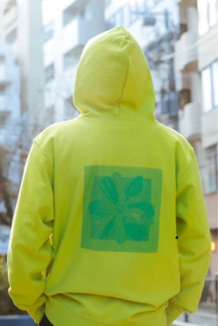 藤井風 my flower's hereフーディー Sサイズ フレッシュグリーン