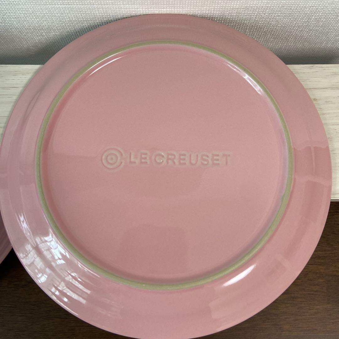 ル・クルーゼ　お皿　ピンク　計7枚