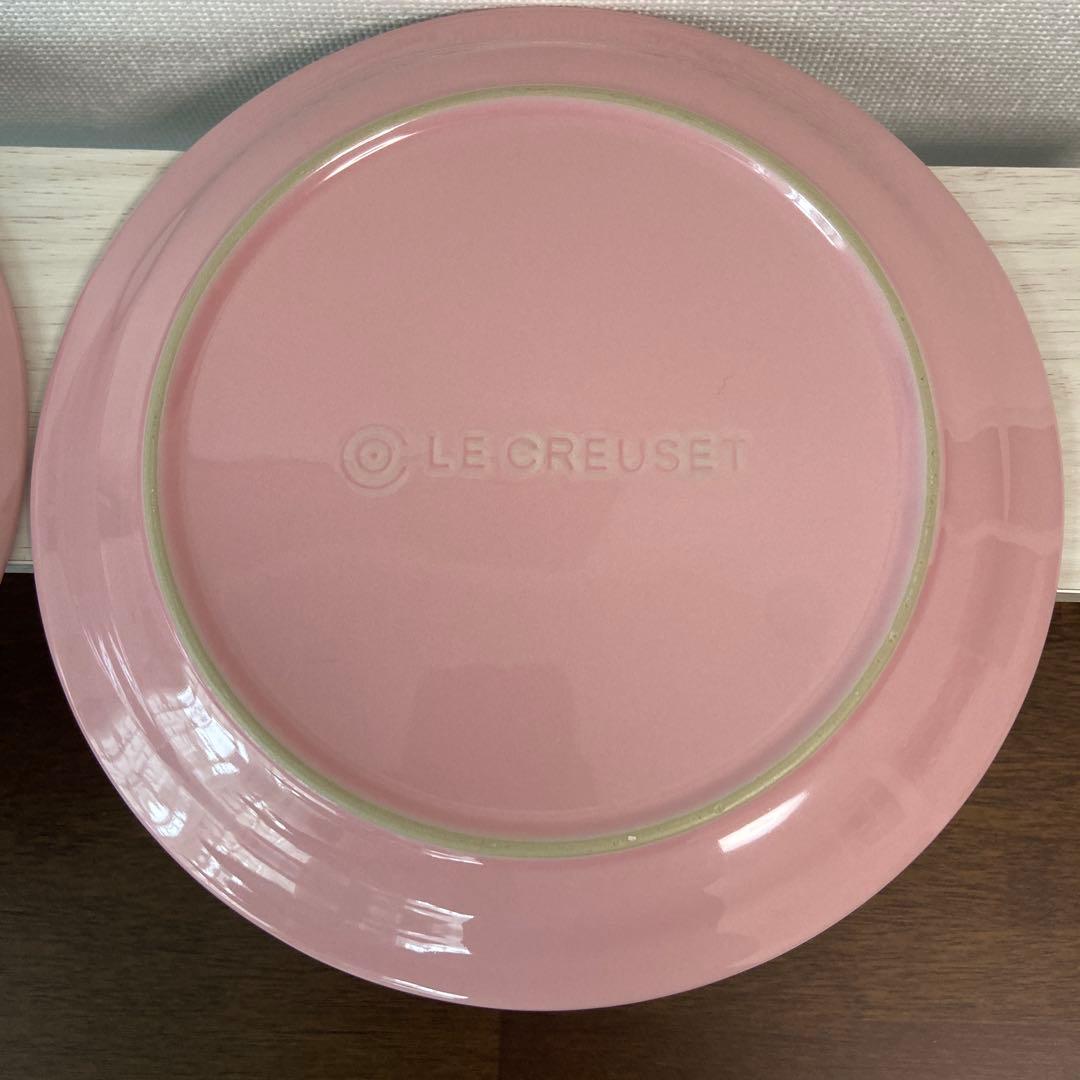 ル・クルーゼ　お皿　ピンク　計7枚