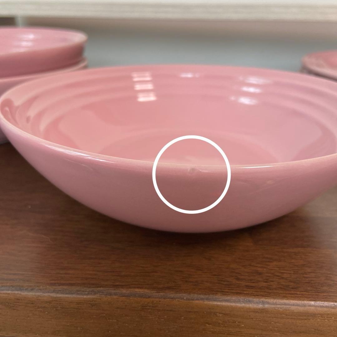 ル・クルーゼ　お皿　ピンク　計7枚