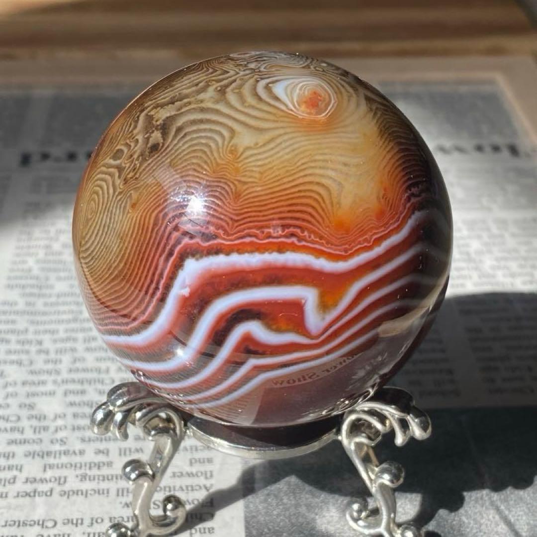 個性的！❁⃘ サードニクス(サードオニキス) 天然石 パワーストーン スフィア