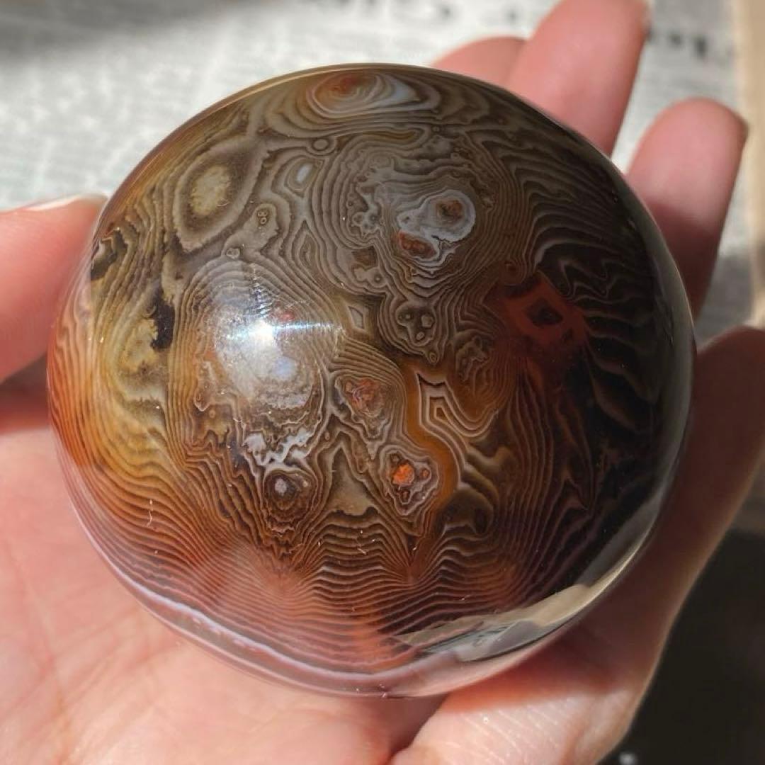 個性的！❁⃘ サードニクス(サードオニキス) 天然石 パワーストーン スフィア