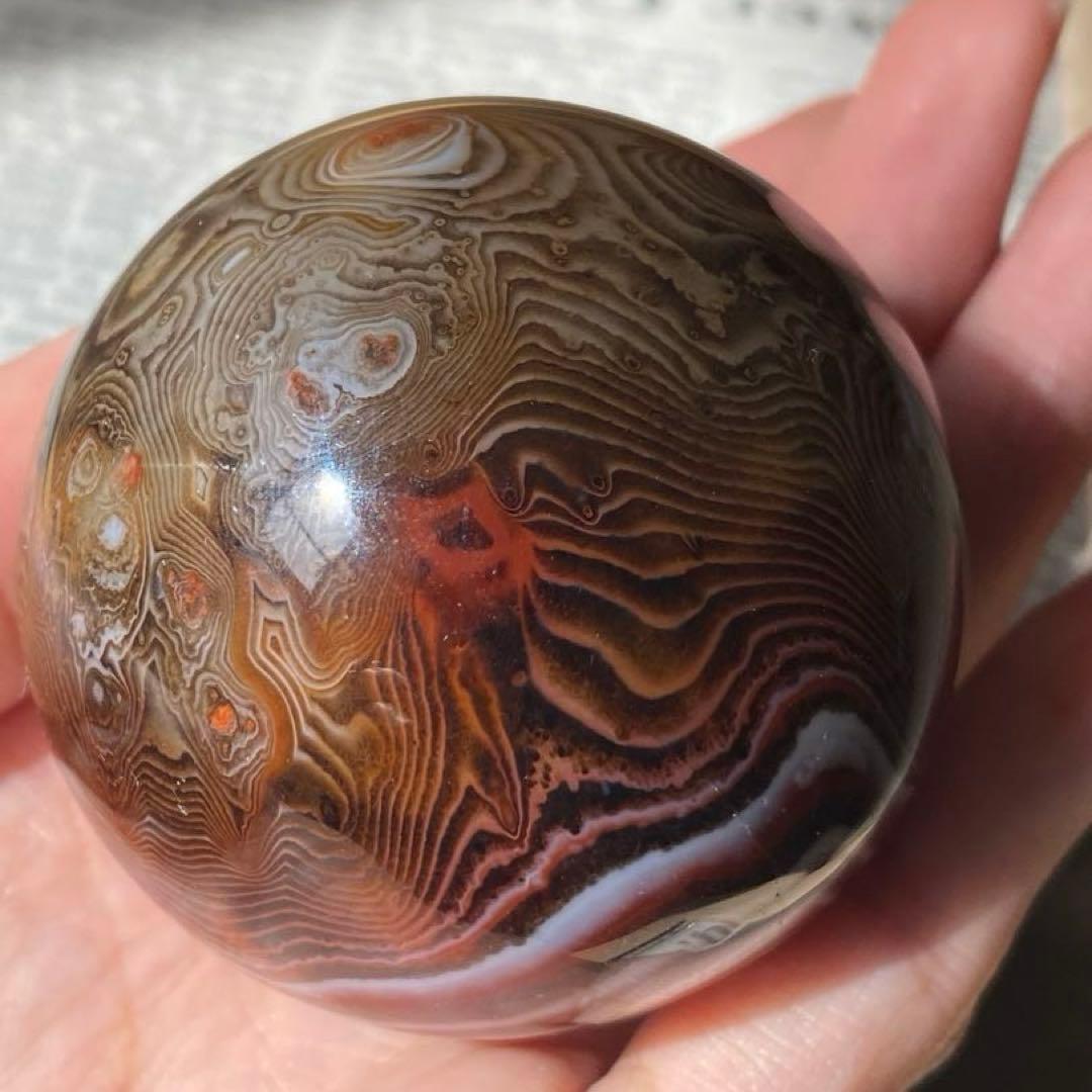 個性的！❁⃘ サードニクス(サードオニキス) 天然石 パワーストーン スフィア