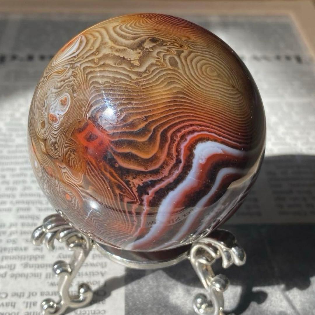 個性的！❁⃘ サードニクス(サードオニキス) 天然石 パワーストーン スフィア