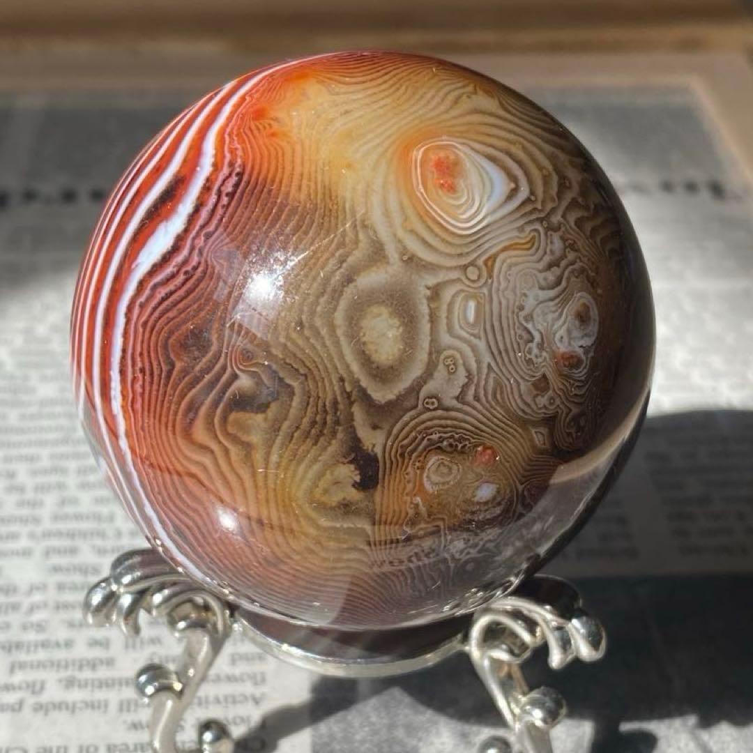 個性的！❁⃘ サードニクス(サードオニキス) 天然石 パワーストーン スフィア