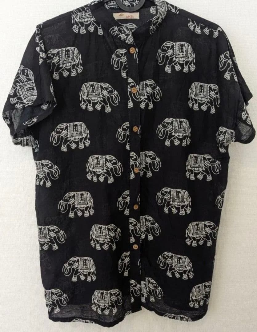 最後の1枚　薄いお色の【クリームイエロー】♡1個のお値段です　バティック バリ島