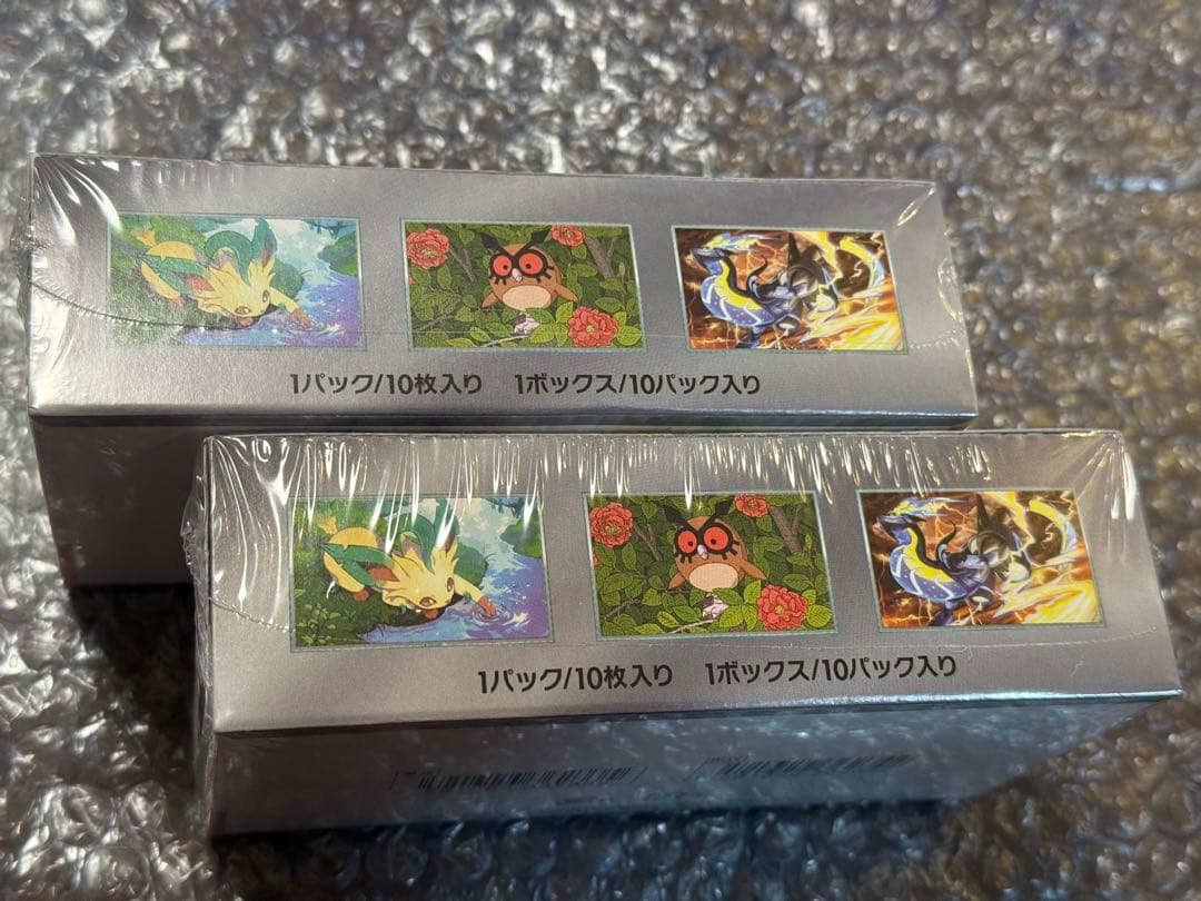 新品未使用★シュリ付★ポケモンカードゲーム★テラスタルフェスex ★２BOX