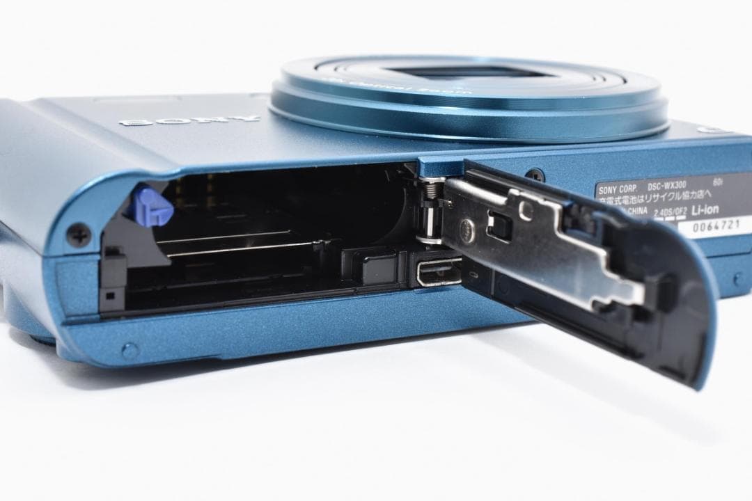 《 美品 》ソニー　SONY Cyber-shot DSC-WX300 ブルー