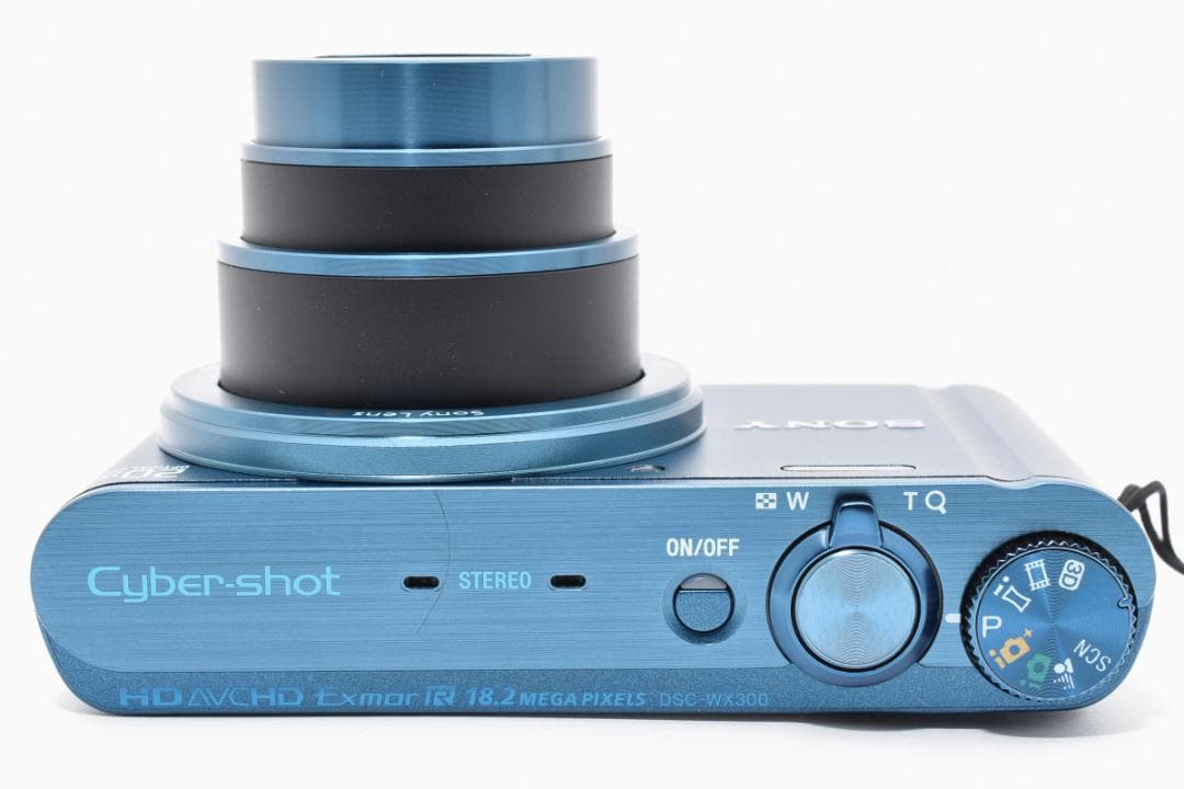 《 美品 》ソニー　SONY Cyber-shot DSC-WX300 ブルー