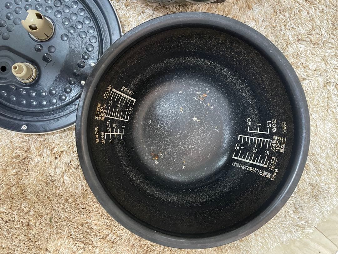 象印 炊飯器 圧力IH式 南部鉄器極め羽釜 5.5合 ブラック NP-WT10