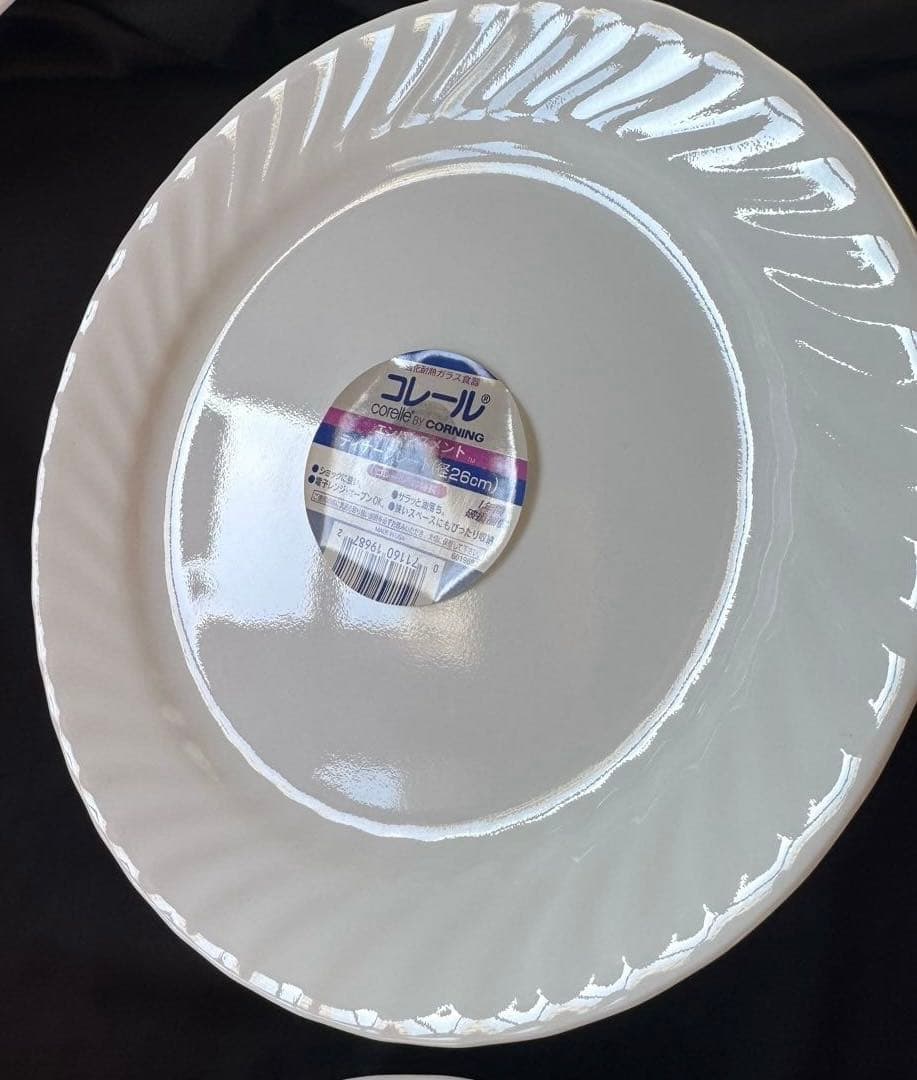 【新品未使用シール付】corelle 皿　ディナープレート　26㎝　6枚