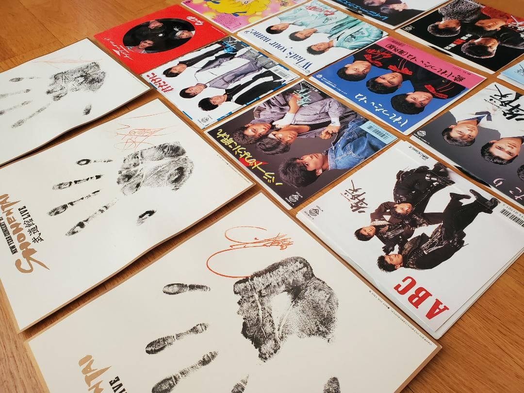 少年隊 16点セット 直筆手形&サイン色紙 【非売品】