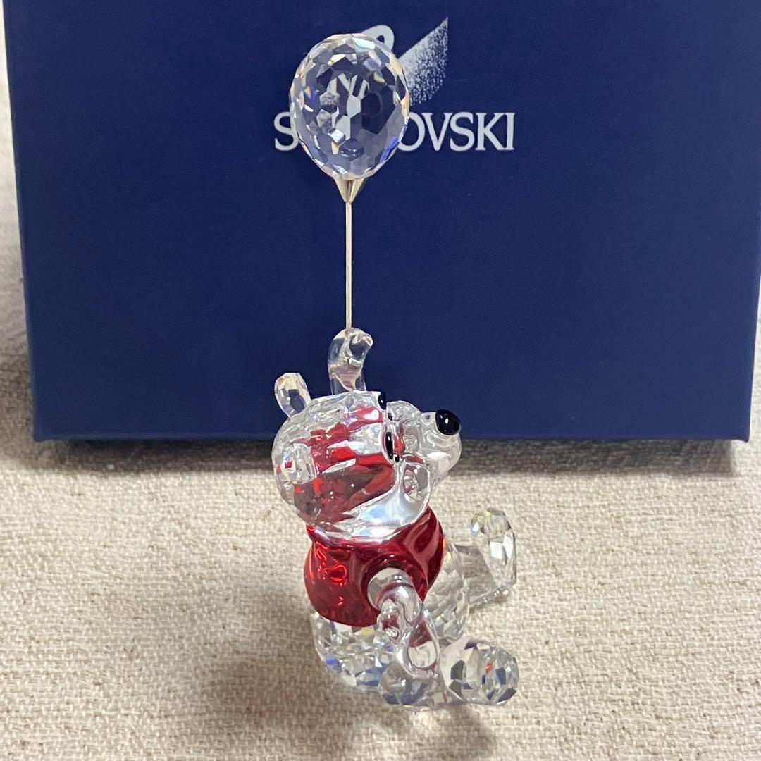 スワロフスキー　ディズニー　くまのプーさん　風船　正規品　未使用　箱付き　廃盤