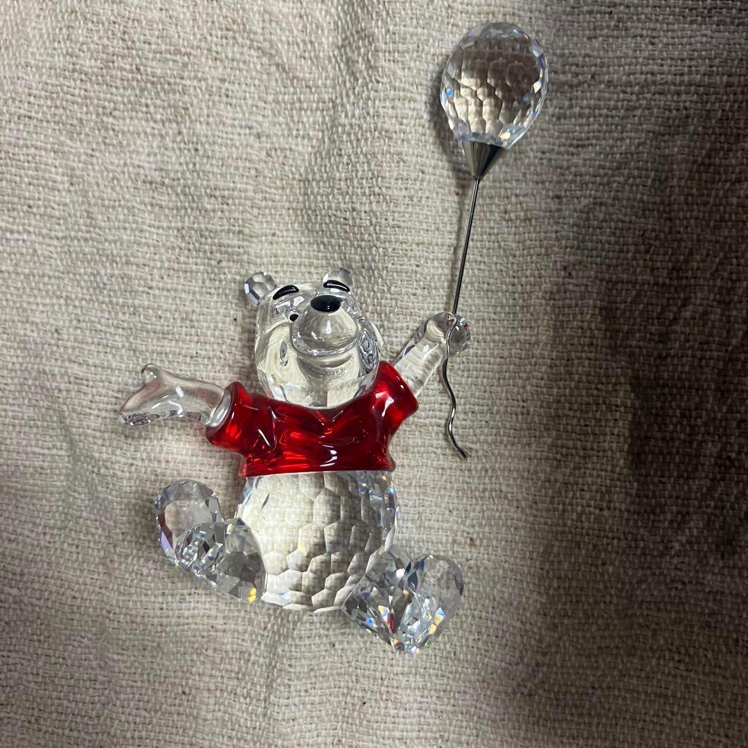 スワロフスキー　ディズニー　くまのプーさん　風船　正規品　未使用　箱付き　廃盤