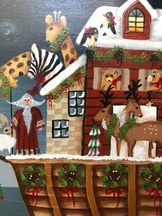 トールペイント 額縁付きアート　5枚セット