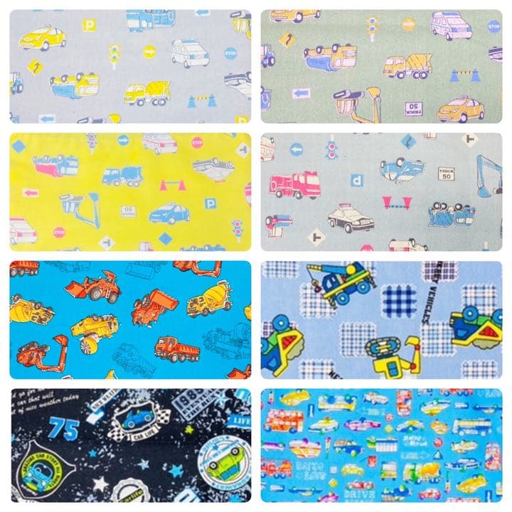 【名前刺繍無料サービス】入園入学セット〈オーダー受付〉男の子のりもの柄