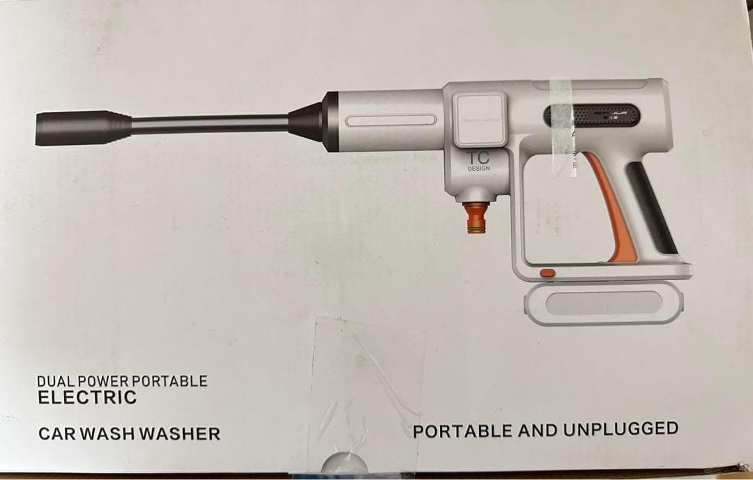 ⭐️高圧洗浄機 コードレス 充電式 40分連続使用 6in1万能ノズル⭐️