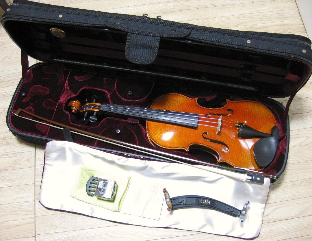 【良彩良杢】 ドイツ製 カールヘフナー KH202 バイオリン 4/4 セット