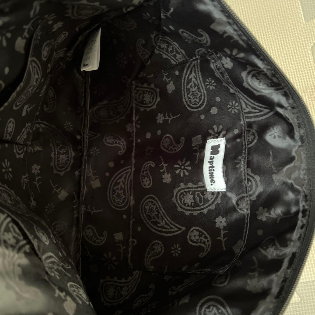 naptime コーデュロイクラッチバッグ　BLACK