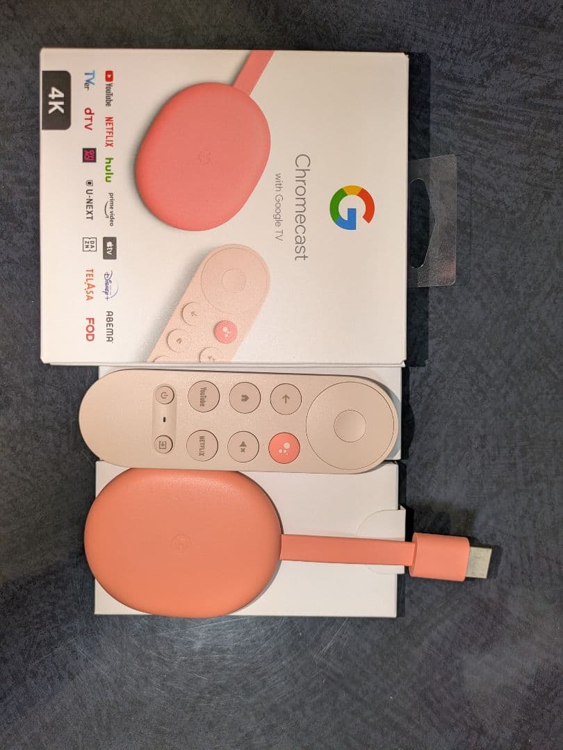 【美品】Chromecast with Google TV 4k