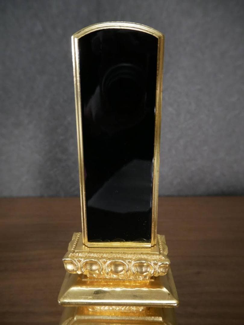 限定値下　【長期保管品】位牌　純金箔　仏壇　仏具　仏教美術　4297