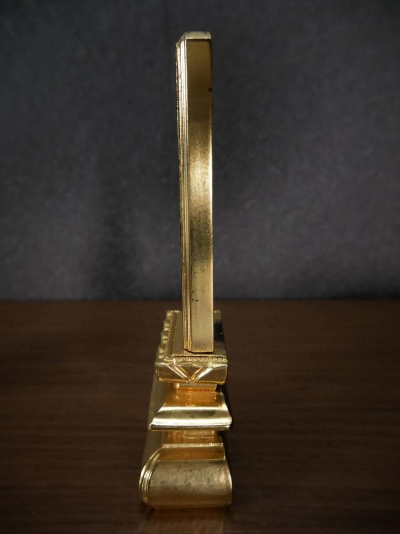 限定値下　【長期保管品】位牌　純金箔　仏壇　仏具　仏教美術　4297