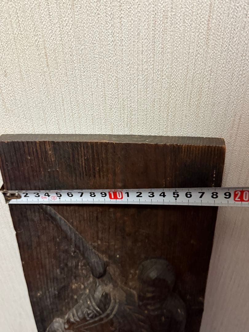 【重厚】中世騎士 木彫レリーフ｜壁掛け装飾｜ヨーロッパ民藝