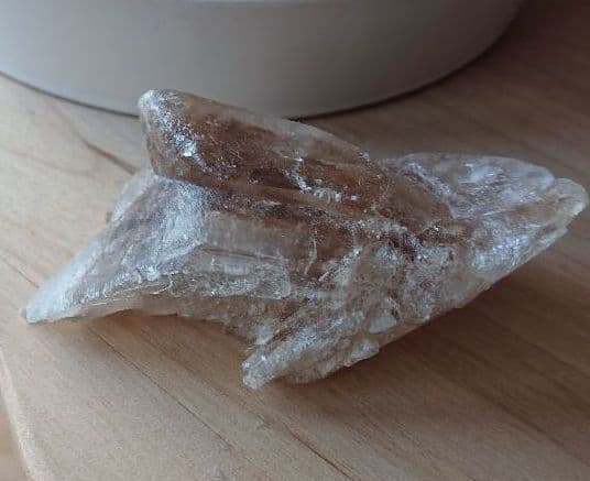 天使の羽の形 天然石 ピンク カルサイト