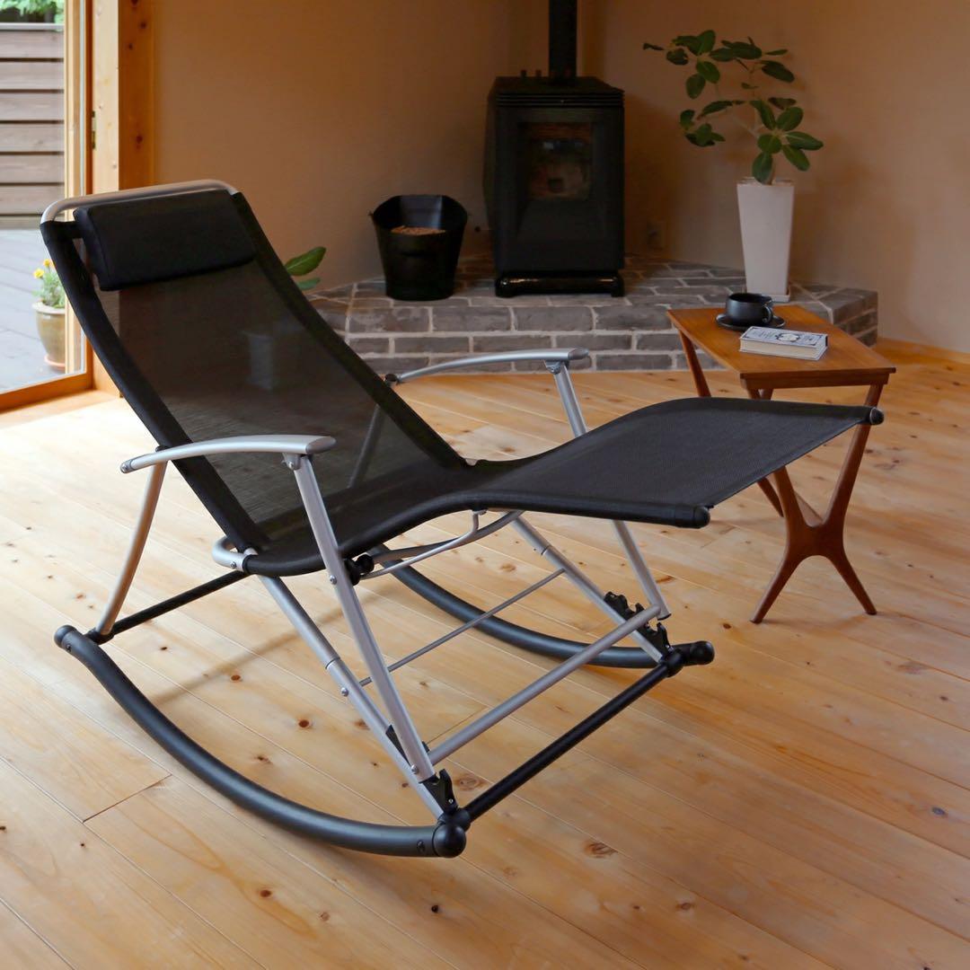 L*E様 フォールディング メッシュ サウナチェア ロッキングチェア ブロンズ