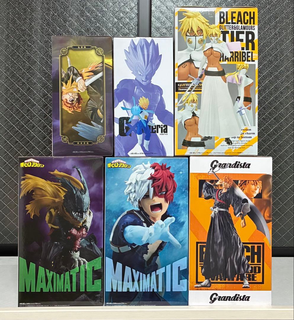 【人気アニメ フィギュア 6種6体セット】まとめ売り ：○：