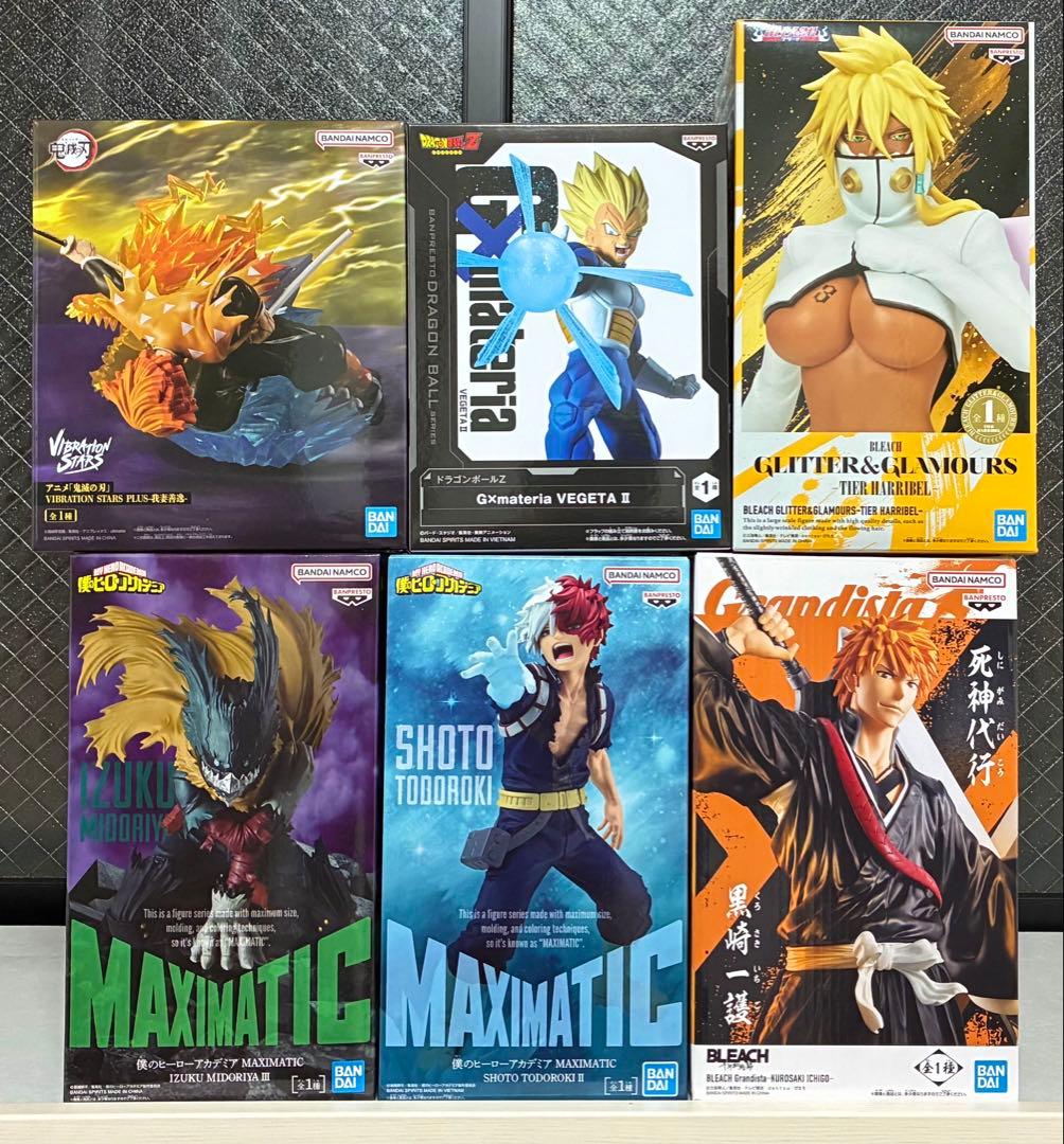 【人気アニメ フィギュア 6種6体セット】まとめ売り ：○：