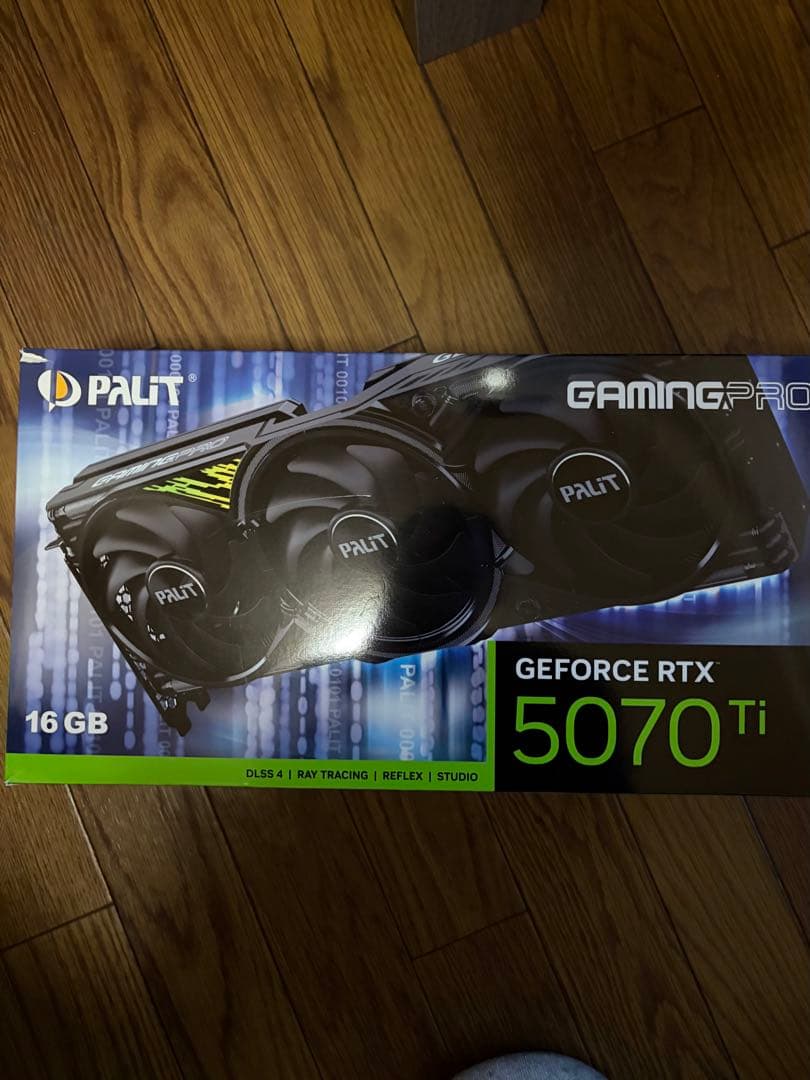 グラフィックボード・グラボ・ビデオカード PALIT GEFORCE RTX 5070 Ti 16GB GAMINGPRO