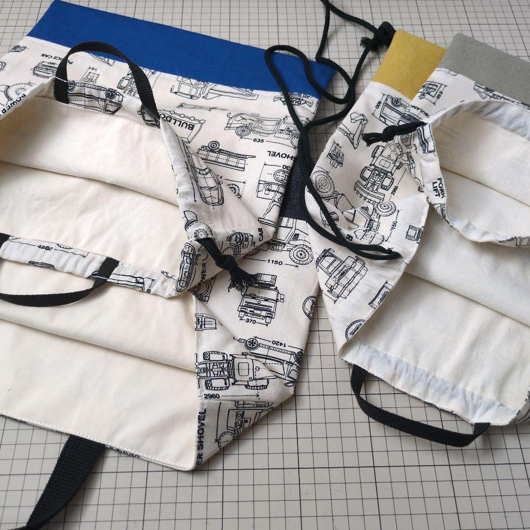 N　車　自動車設計図　男の子　入園　入学　オーダー