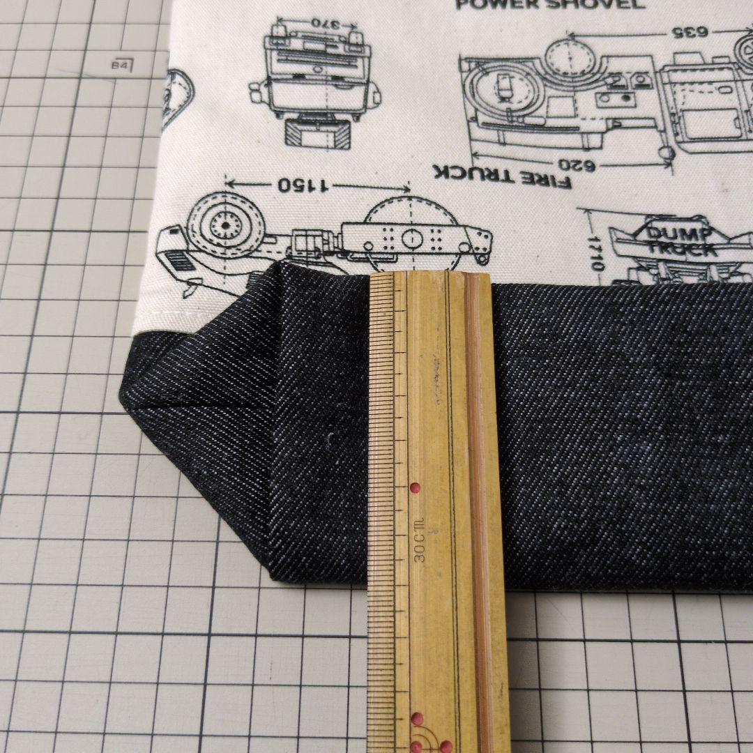 N　車　自動車設計図　男の子　入園　入学　オーダー