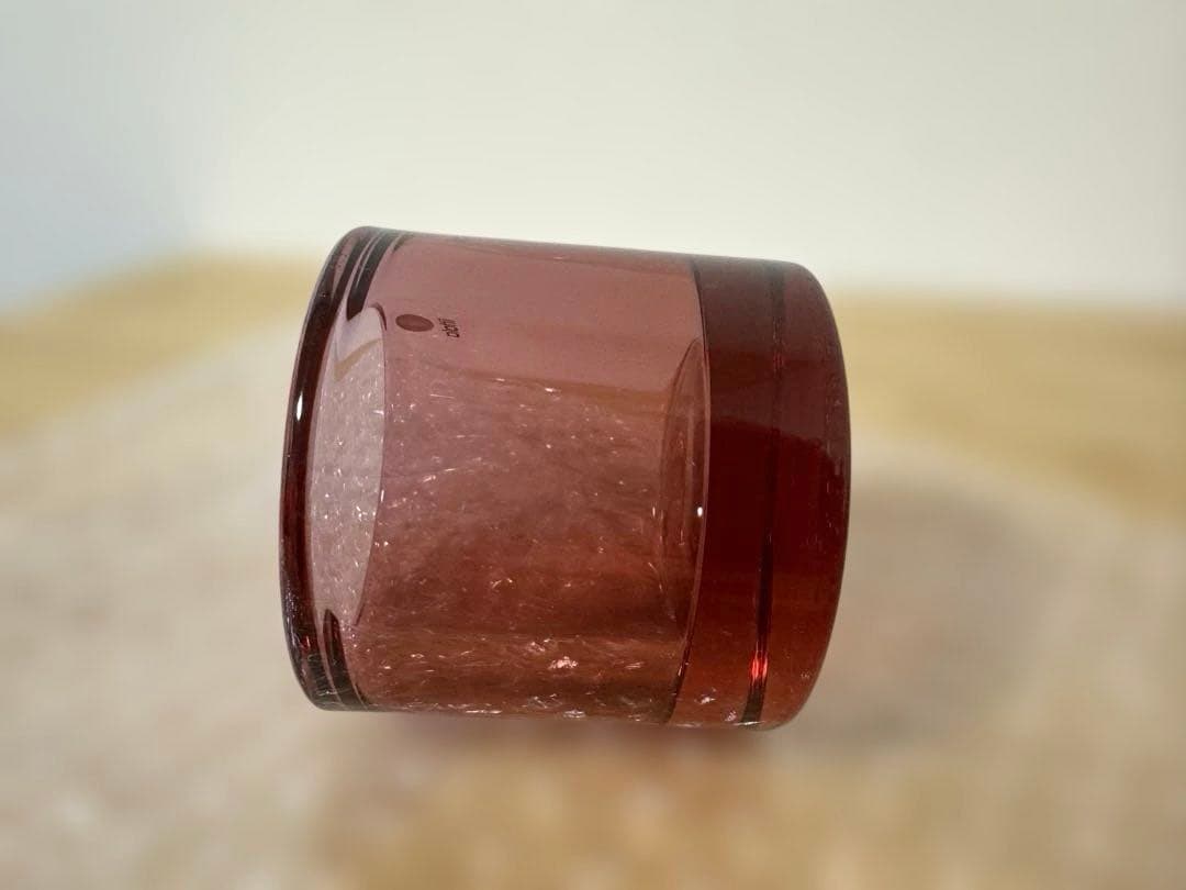 ブ*キ様  kivi キャンドルホルダー 2個　透明度の高い　赤