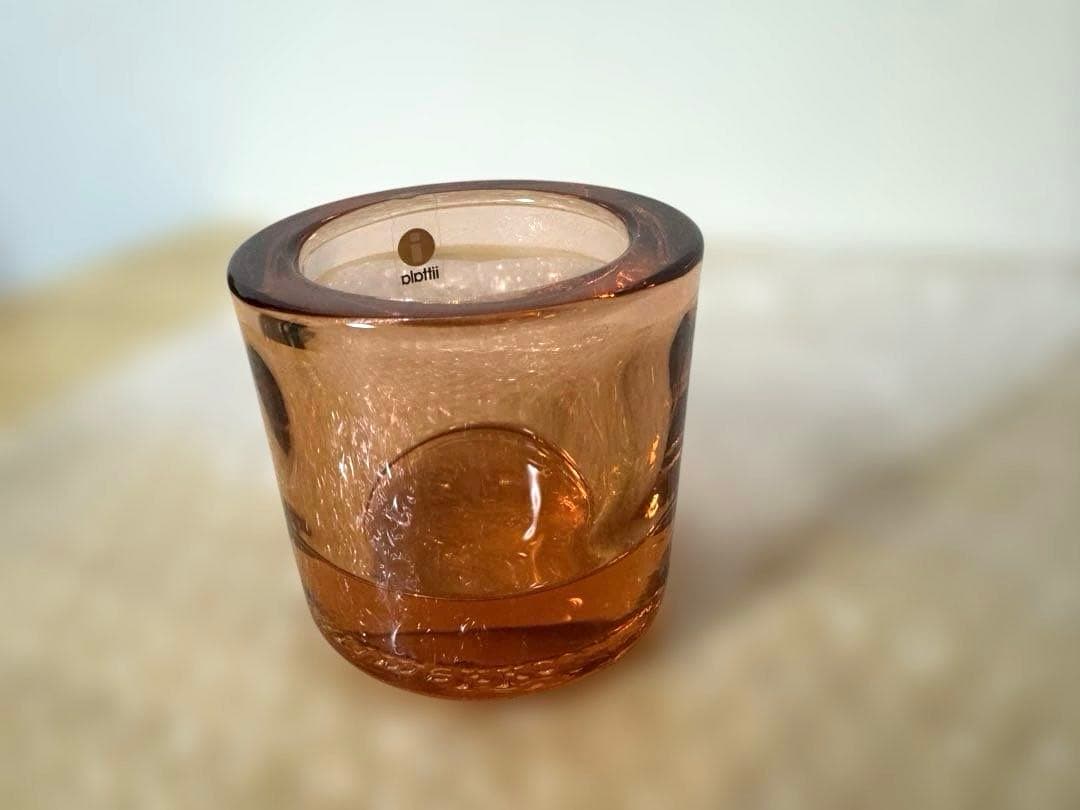 ブ*キ様  kivi キャンドルホルダー 2個　透明度の高い　赤